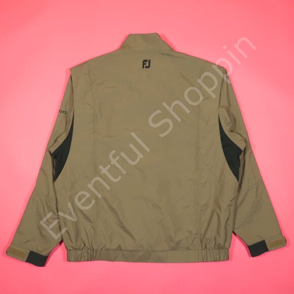 FootJoy Jacket Mens XL Brown Osprey Cove Golf Dryjoys Full Zip - Picture 3 of 8